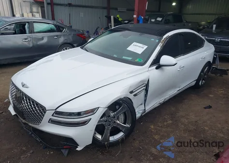 2021 Genesis G80 3.5T Awd from USA, damaged, VIN KMTGC4SD7MU085383